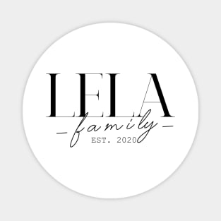 Lela Family EST. 2020, Surname, Lela Magnet